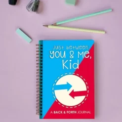 Just Between You & Me, Kid,A Back & Forth Journal Between Grown-Up & Kid,Heartfelt Parent-Child Interactive Journal with Prompts for Meaningful Conversations, Shared Memories & Creative Expression