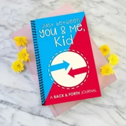 Just Between You & Me, Kid,A Back & Forth Journal Between Grown-Up & Kid,Heartfelt Parent-Child Interactive Journal with Prompts for Meaningful Conversations, Shared Memories & Creative Expression