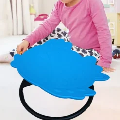 Kids Swivel Rotating Stool - Portable Anti-Slip Sensory Chair for Balance Improvement