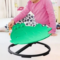 Kids Swivel Rotating Stool - Portable Anti-Slip Sensory Chair for Balance Improvement