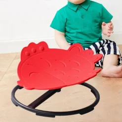Kids Swivel Rotating Stool - Portable Anti-Slip Sensory Chair for Balance Improvement
