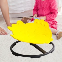 Kids Swivel Rotating Stool - Portable Anti-Slip Sensory Chair for Balance Improvement