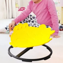 Kids Swivel Rotating Stool - Portable Anti-Slip Sensory Chair for Balance Improvement