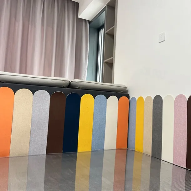 Kids Wall Fence Stickers, 5 Pcs Self-Adhesive Anti-Collision Wall Skirt, Kindergarten Decoration, Corridor, Living Room, Insulation Protector for Children's Room