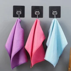 Kitchen Anti-Grease Wiping Rags Efficient Fish Scale Wipe Cloth Cleaning Cloth Home Washing Dish Cleaning Towel