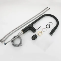 Kitchen faucet - Single Handle One Hole Electroplated / Painted Finishes Pull-out / Pull-down / Standard Spout / Tall / High Arc Centerset Modern Contemporary Kitchen Taps