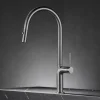 Kitchen faucet - Single Handle One Hole Chrome / Nickel Brushed / Electroplated Pull-out / Pull-down / Standard Spout / Tall / High Arc Centerset Modern Contemporary Kitchen Taps