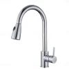 Kitchen faucet - Single Handle One Hole Electroplated Pull-out / ­Pull-down / Tall / ­High Arc Free Standing Contemporary Kitchen Taps
