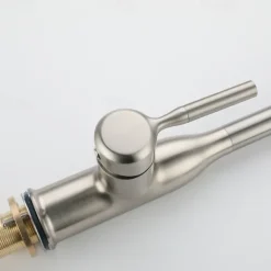 Kitchen faucet - Single Handle One Hole Nickel Brushed / Electroplated / Painted Finishes Pull-out / Pull-down / Standard Spout / Tall / High Arc Centerset Modern Contemporary Kitchen Taps