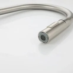 Kitchen faucet - Single Handle One Hole Nickel Brushed / Electroplated / Painted Finishes Pull-out / Pull-down / Standard Spout / Tall / High Arc Centerset Modern Contemporary Kitchen Taps