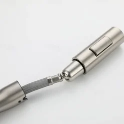 Kitchen faucet - Single Handle One Hole Nickel Brushed / Electroplated / Painted Finishes Pull-out / Pull-down / Standard Spout / Tall / High Arc Centerset Modern Contemporary Kitchen Taps