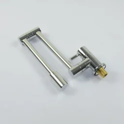 Kitchen faucet - Single Handle One Hole Chrome Pot Filler Wall Mounted Contemporary Kitchen Taps