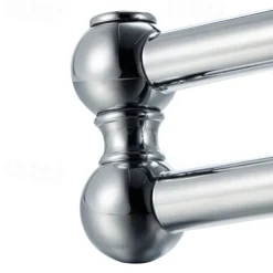 Kitchen faucet - Two Handles One Hole Chrome Pot Filler Wall Mounted Contemporary / Art Deco / Retro / Modern Kitchen Taps