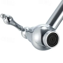 Kitchen faucet - Two Handles One Hole Chrome Pot Filler Wall Mounted Contemporary / Art Deco / Retro / Modern Kitchen Taps