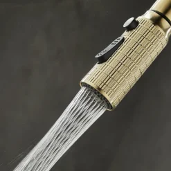 Kitchen Faucet Pull Out Sink Mixer Vessel Tap with 3 Mode Spout, 360 Degree Rotate Single Handle with Cold and Hot Hose