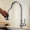 Kitchen Faucet with Sprayer,Brass 2-Function Outlet Single Handle One Hole Electroplated Pull-out Kitchen Taps