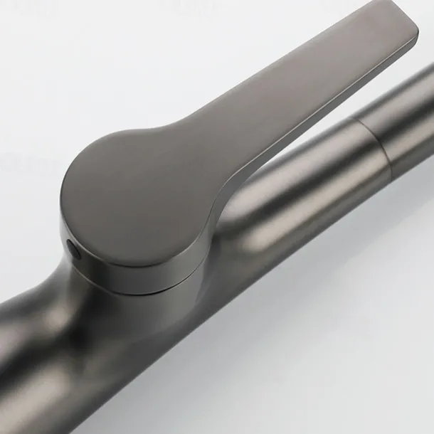 Kitchen Faucet with Sprayer,Pull-out 3-Function Button Design Single Handle One Hole Tall High Arc Modern Contemporary Kitchen Taps