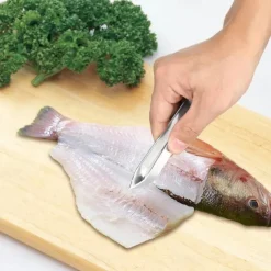 Kitchen Fish Bone Tweezers Stainless Steel Pincer Clip Puller Remover Fish Bone Plucking Clamp Kitchen Accessories