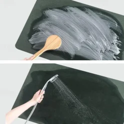 Kitchen Floor Mat Anti-Skid And Oil-Proof Wipe-Free Household Water-Absorbing Oil-Absorbing Floor Mat Waterproof And Oil-Proof Carpet Anti-Dirty Mat