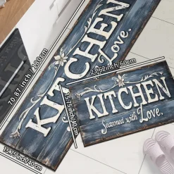 Kitchen Mat Area Rug Non-Slip Oil Proof Floor Mat Livingroom Rug Indoor Outdoor Mat Bedroom Decor Bathroom Mat Entrance Rug Door Mat