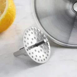 Kitchen Oil Liquid Funnel Stainless Steel Canning Funnel with Detachable Filter Wide Mouth Funnel Kitchen Specialty Tool