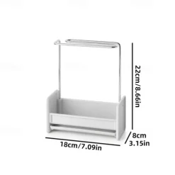 Kitchen Rag Racks Holders Dish Cloth Drain Washbasin Organizer Sponge Soap Rack Multi-function Storage Kitchen Bathroom Tools