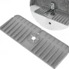 Kitchen Silicone Faucet Mat Sink Splash Guard Faucet Drainage Mat Drying Pad Kitchen Bathroom Countertop Protection Mat