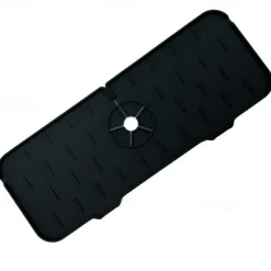 Kitchen Silicone Faucet Mat Sink Splash Guard Faucet Drainage Mat Drying Pad Kitchen Bathroom Countertop Protection Mat