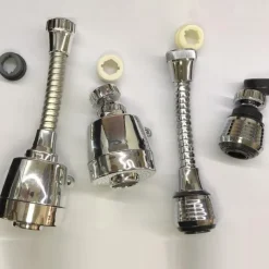 Kitchen Sink Faucet Sprayer Water Saving Aerator 360 Degrees Rotatable Bubbler Filter Free To Bend Nozzle Flexible Tap