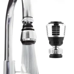 Kitchen Sink Faucet Sprayer Water Saving Aerator 360 Degrees Rotatable Bubbler Filter Free To Bend Nozzle Flexible Tap