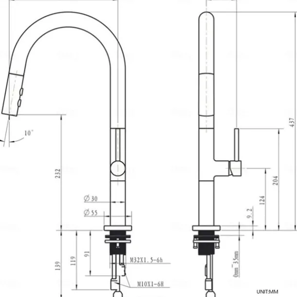 Kitchen Sink Mixer Faucet with Pull Out Sprayer Contemporary, 360 Rotatable Pull Down Single Handle One Hole High Arc Antique Kitchen Taps, Adjustable Cold and Hot Water Hose