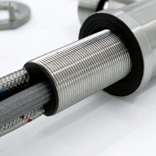 Kitchen Sink Mixer Faucet with Pull Out Spray, 360 Rotating Single Handle Pull Down Tap Nickel Brushed 304 Stainless Steel Deck Mounted Kitchen Vessel Taps