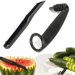 Kitchen Spiral and V-Shaped Tools, Spiral Slicer Blade Hand Slicer Cutter Potato Cucumber Vegetables Spirals Knife Kitchen Accessories Tool,Manual Screw Peelers Kitchens and Dining Toolings