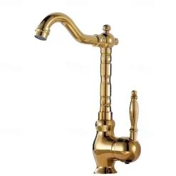 Kitchen Taps Sink Mixer Vessel Faucet, Single Handle with Cold and Hot Hose