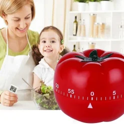 Kitchen Timer Baking Alarm Clock Tomato Reminder Mechanical Countdown Timer
