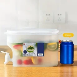 3.5L Cold Water Bucket with Faucet, Keep Your Drinks Refreshingly Cold and Delicious!
