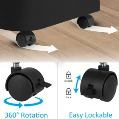 75L Slim Laundry Hamper with Wheels,Clothes Hamper for Laundry,Laundry Basket with Lid & Inner Bag,for Laundry Room, Bedroom, Dormitory Organization