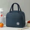 Labeling Meal Bag Small Lunch Box Bag Portable Office Lunch Bag Insulated Lunch Box Bag Oxford Cloth Insulated Bag