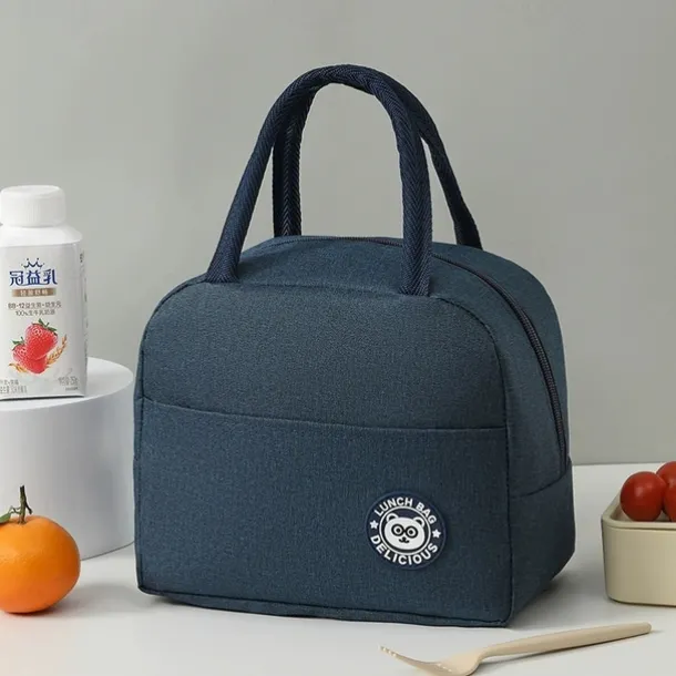 Labeling Meal Bag Small Lunch Box Bag Portable Office Lunch Bag Insulated Lunch Box Bag Oxford Cloth Insulated Bag
