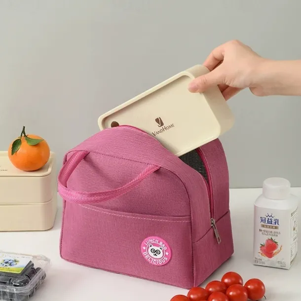 Labeling Meal Bag Small Lunch Box Bag Portable Office Lunch Bag Insulated Lunch Box Bag Oxford Cloth Insulated Bag