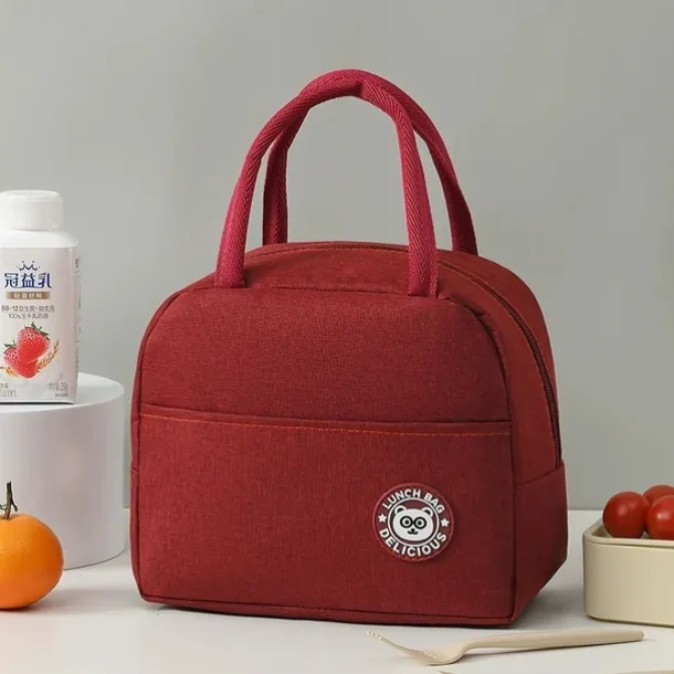 Labeling Meal Bag Small Lunch Box Bag Portable Office Lunch Bag Insulated Lunch Box Bag Oxford Cloth Insulated Bag