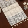 Lace Table Runner Dining Table Decoration, Farmhouse Tablerunner Table Flag Decor For Dining Weddig Party Holiday