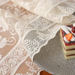 Lace Table Runner Dining Table Decoration, Farmhouse Tablerunner Table Flag Decor For Dining Weddig Party Holiday