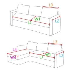 Lamb Velvet Sectional Couch Covers Sofa Slipcover Sofa Seat Cover Sectional Couch Covers,Furniture Protector Anti-Slip Couch Covers for Dogs Cats Kids(Sold by Piece/Not All Set)