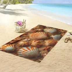 Landscape Beach Towel,Beach Towels for Travel, Quick Dry Towel for Swimmers Sand Proof Beach Towels for Women Men Girls Kids, Cool Pool Towels Beach Accessories Absorbent Towel