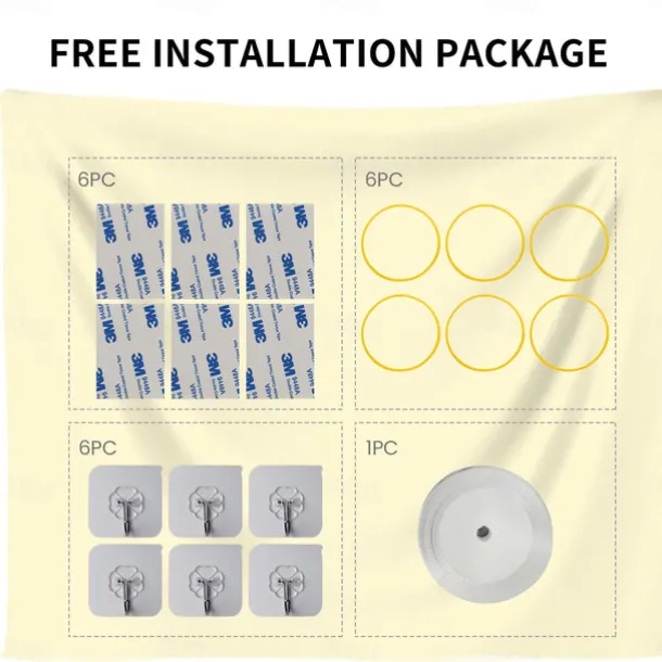 Landscape Door Decorations Garage Door Cover Spring Lake Outdoor Banner Large Backdrop for Holiday Outdoor Garage Door Home Wall Decorations