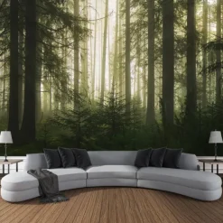 Landscape Forest Hanging Tapestry Wall Art Large Tapestry Mural Decor Photograph Backdrop Blanket Curtain Home Bedroom Living Room Decoration