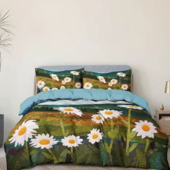 Landscape Pattern Duvet Cover Set Set Soft 3-Piece Luxury Cotton Bedding Set Home Decor Gift Twin Full King Queen Size Duvet Cover