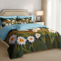 Landscape Pattern Duvet Cover Set Set Soft 3-Piece Luxury Cotton Bedding Set Home Decor Gift Twin Full King Queen Size Duvet Cover