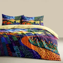 Landscape Pattern Duvet Cover Set Set Soft 3-Piece Luxury Cotton Bedding Set Home Decor Gift Twin Full King Queen Size Duvet Cover